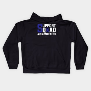 Als Awareness Support Squad Kids Hoodie